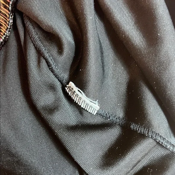 Nygard - Velvet Long Sleeve Top in Black and Purple shimmer - Picture 7 of 7